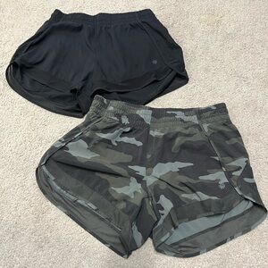 Athleta Mesh Racer Run Shorts